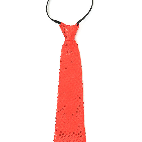 Stropdas paillet rood