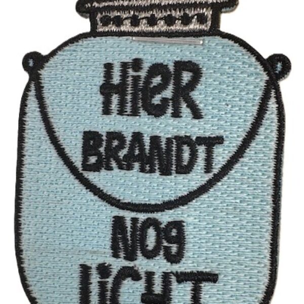 Embleem Hier brandt nog licht