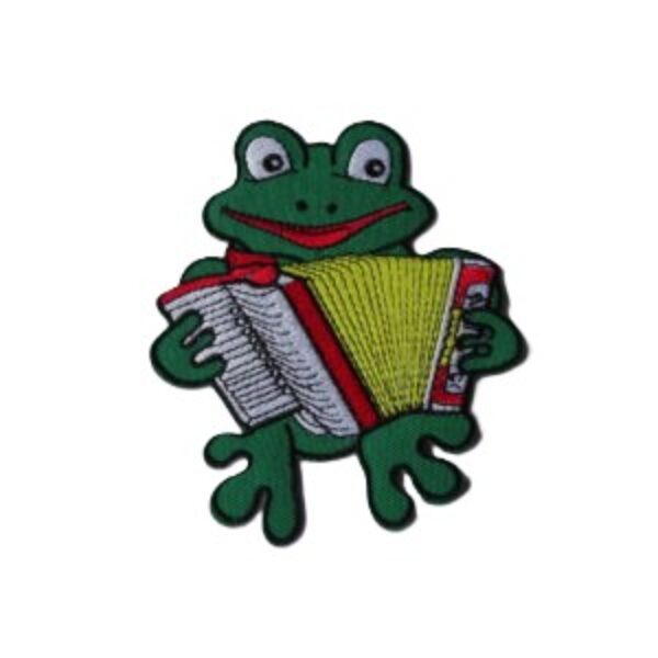 Embleem kikker accordeon