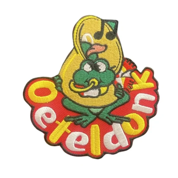 Kikker met trombone Oeteldonk