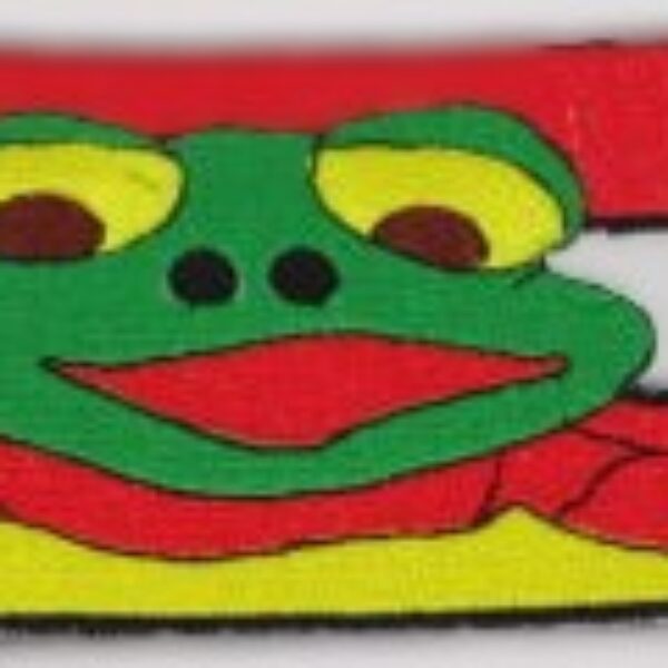 Embleem Oeteldonkse vlag met kikker klein