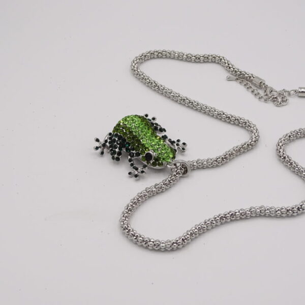 Ketting strass kikker