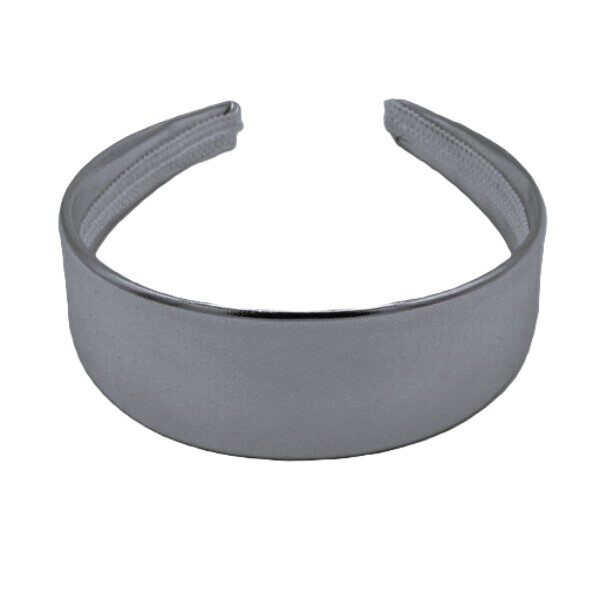 Haarband zilver glans