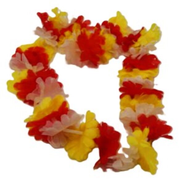 Hawai slinger rood wit geel