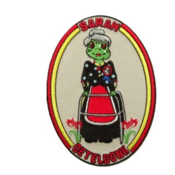 Embleem Kikker Sarah