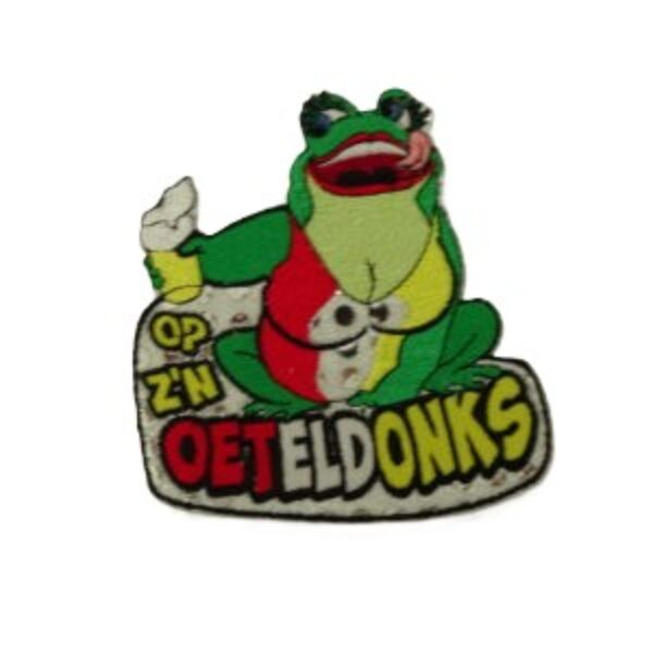 Embleem kikker Vrouw