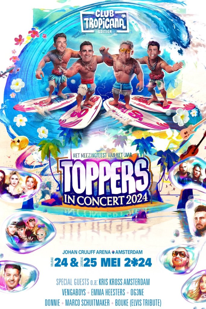 Toppers in concert 2024 Club Tropicana edition Feestparadijs