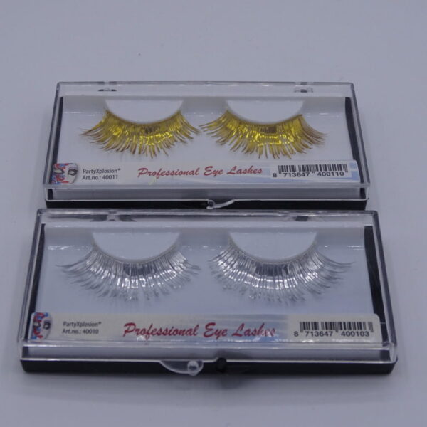 Wimpers in zilver of goud