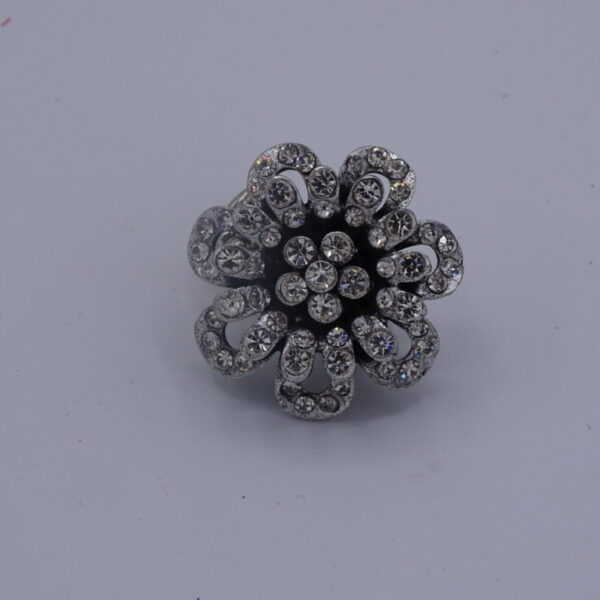 Luxe stretch strass ring Dina