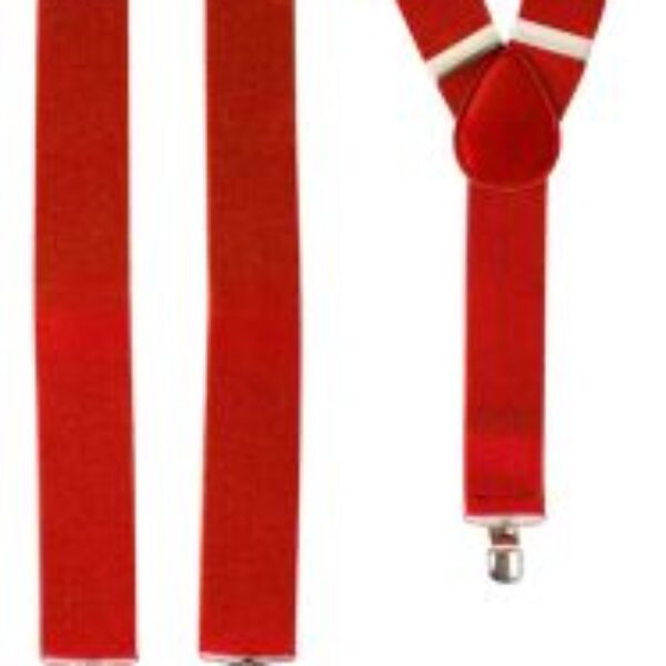 Bretels smal rood