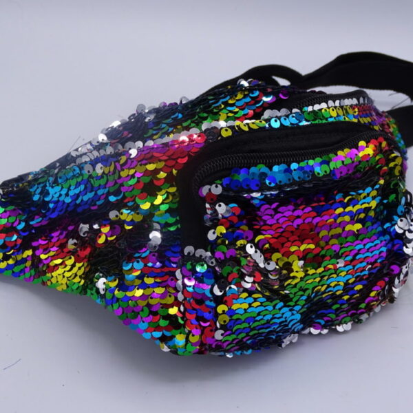 Regenboog heuptasje Jesse met pailletten