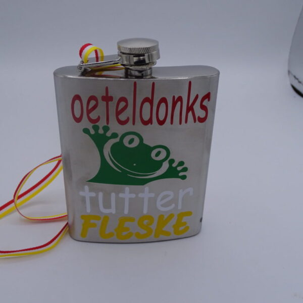 Oeteldonks tutter fleske met tekst