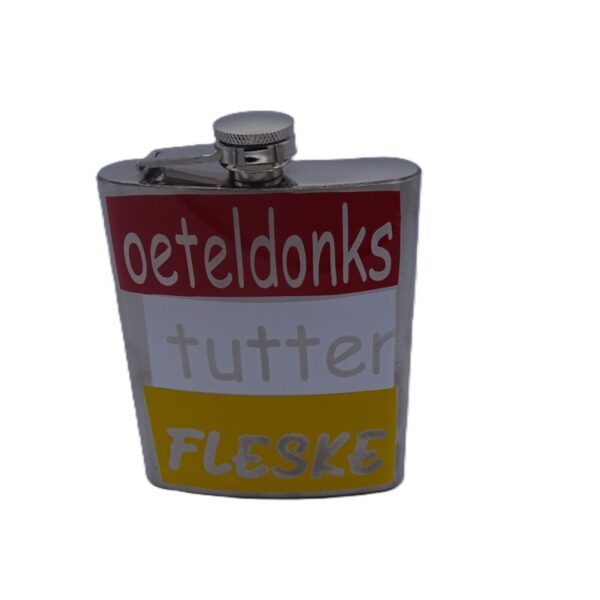 Oeteldonks tutter fleske met tekst