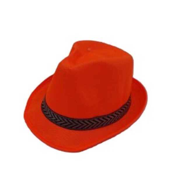 Hoed Al Capone oranje