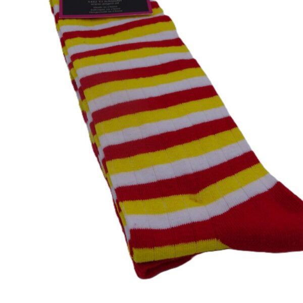 Kniekousen Oeteldonk rood wit geel