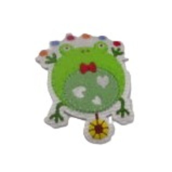 Embleem kikker in ballon