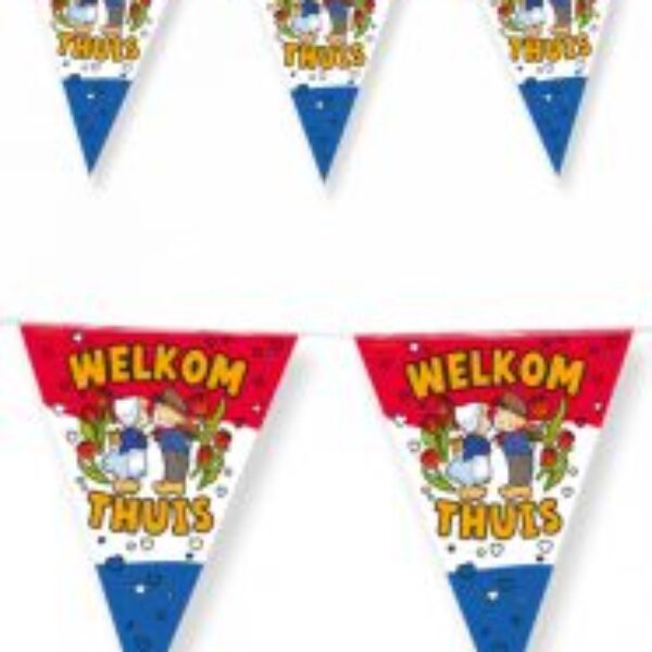 Vlaggenlijn welkom thuis