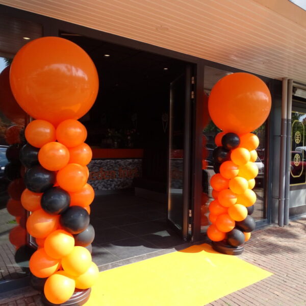 Ballon pilaar met topballon