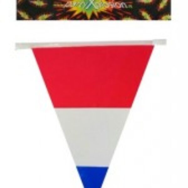 Vlaggenlijn rood wit blauw