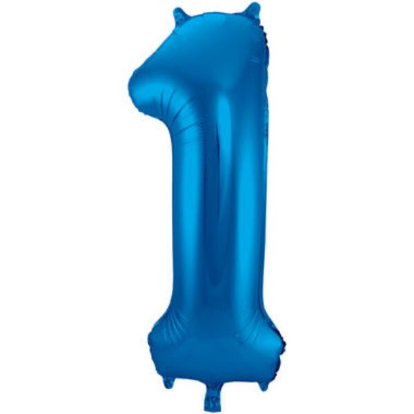 Folie ballon cijfer blauw 0 tm 9