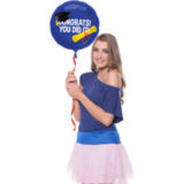 Folieballon geslaagd met helium