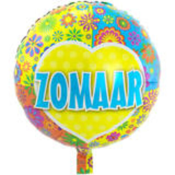 Folieballon zomaar met helium