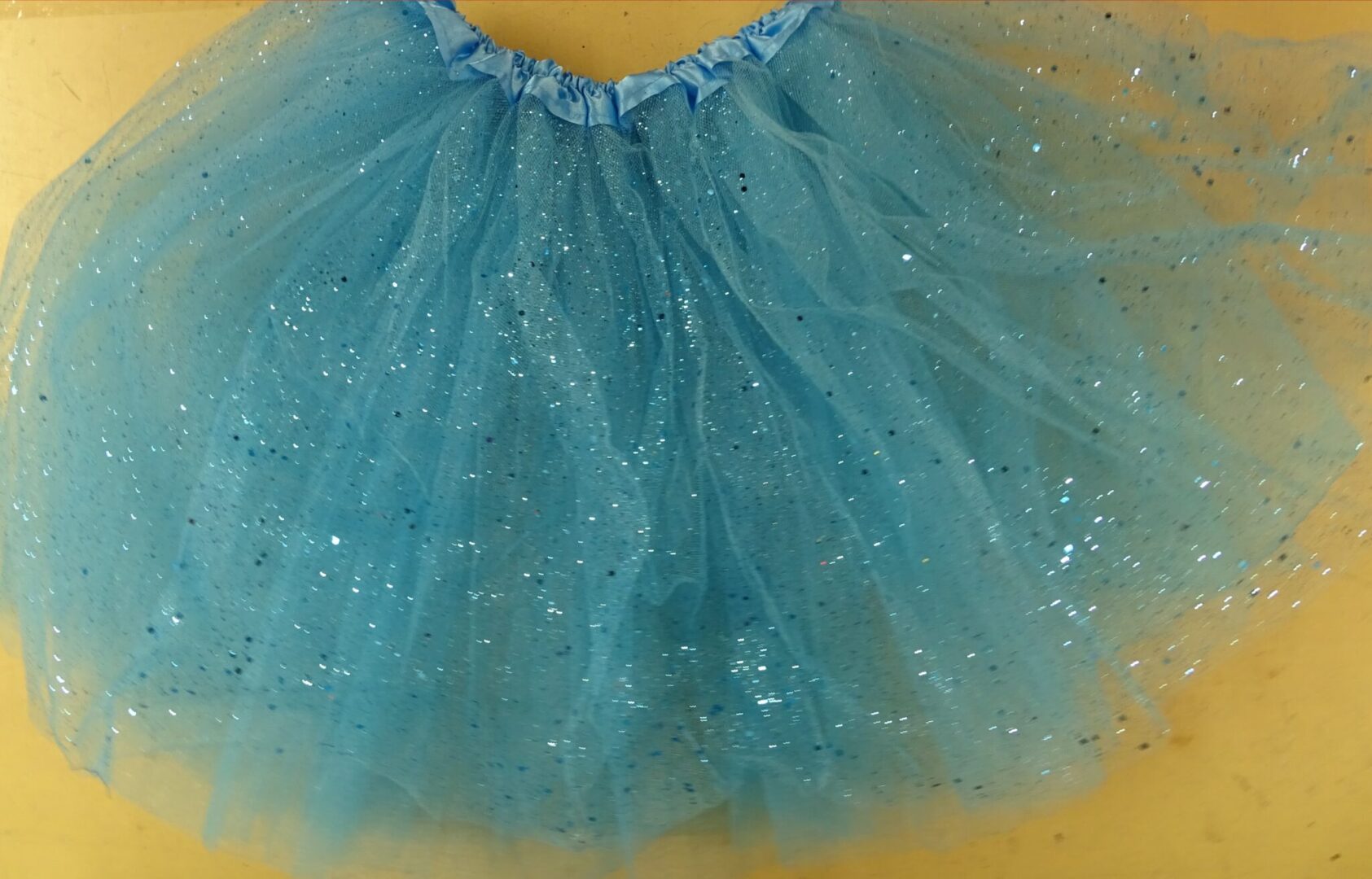 Hoge blootstelling marionet campagne Tule rok met glitter licht blauw – Feestparadijs