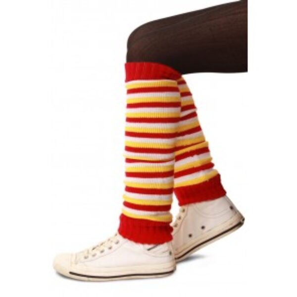 Beenwarmers kind Oeteldonk rood wit geel