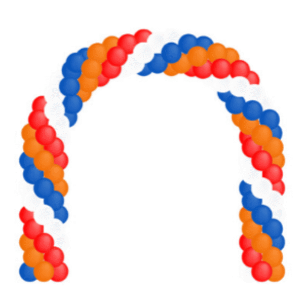 Ballonboog 2 deuren breed