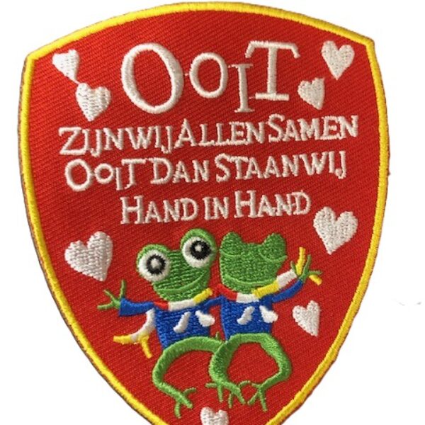 Rug embleem Ooit zijn wij allen samen