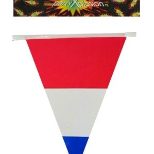 Rood wit blauwe vlaggenlijn