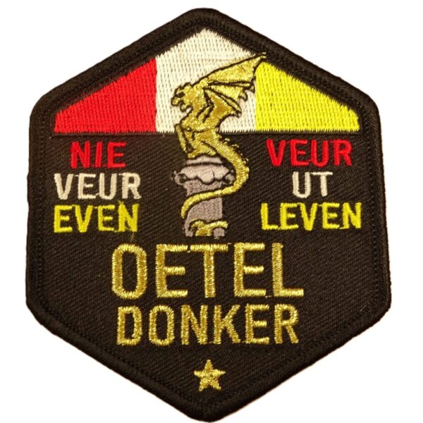 Embleem Oeteldonker nie veur even, veur het leven