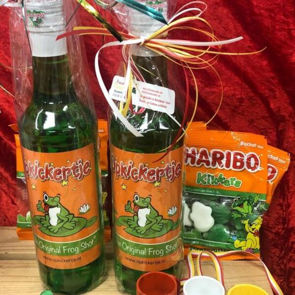 Opkickertje 'The original frog shot' likeur