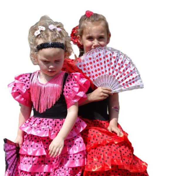 Spaanse jurk diverse kleuren