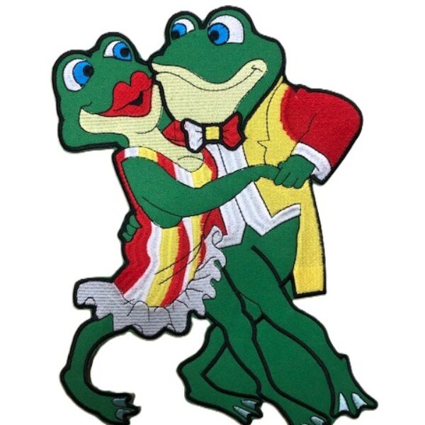 Rug embleem danspaar