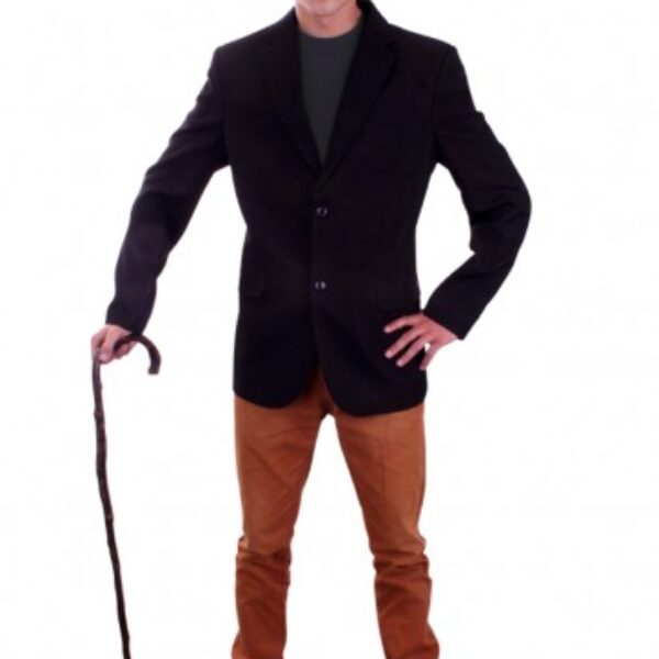 zwart jasje/colbert voor heren/dames