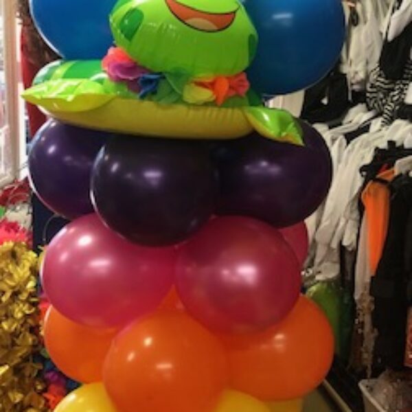 Ballon pilaar met extra deco