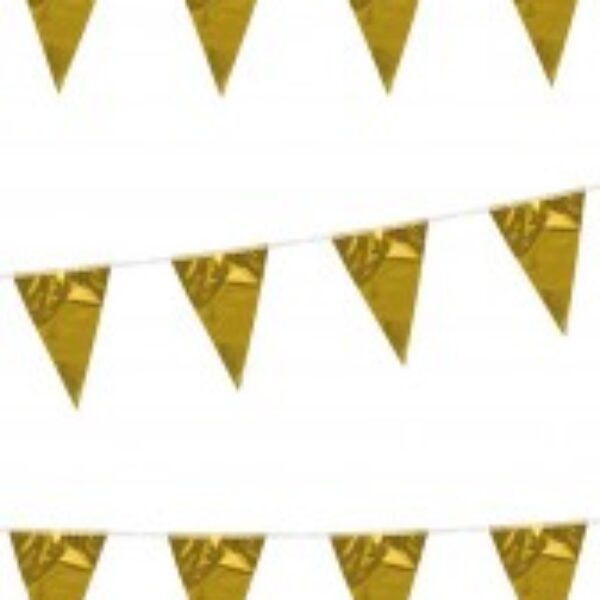 Vlaggenlijn goud 10 meter