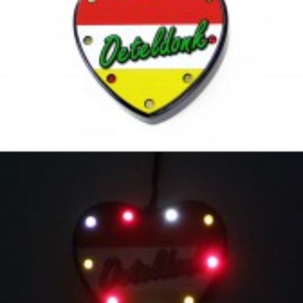 Ketting hartje met lichtje Oeteldonk