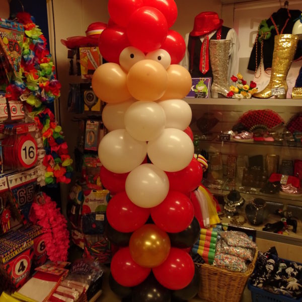 Ballon pilaar Kerstman