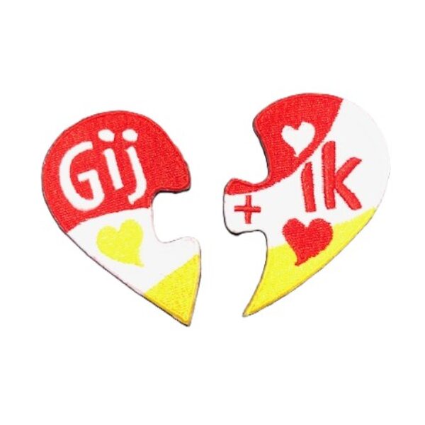 Embleem puzzelstukjes Gij en ik