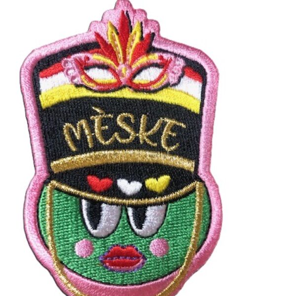 Embleem Meske roze