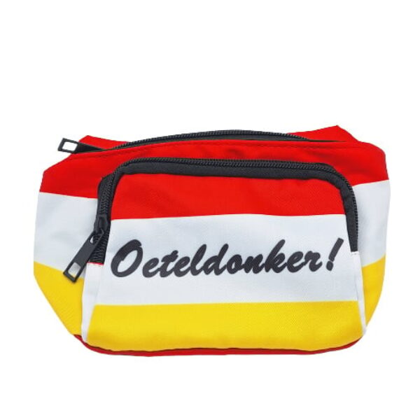 Heuptasje Oeteldonk rood wit geel