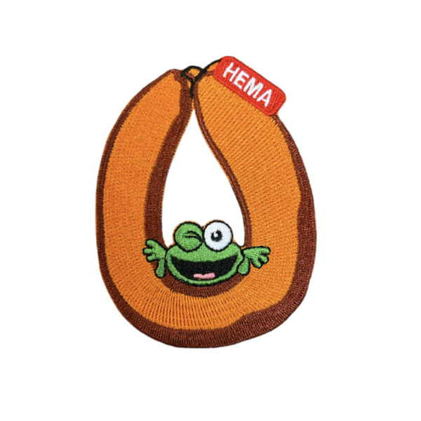 Embleem rookworst van de Hema