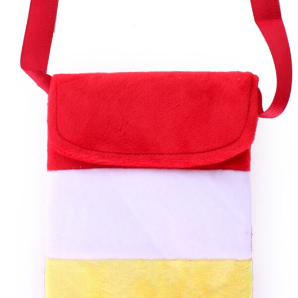 Tasje Oeteldonk rood wit geel met lange band