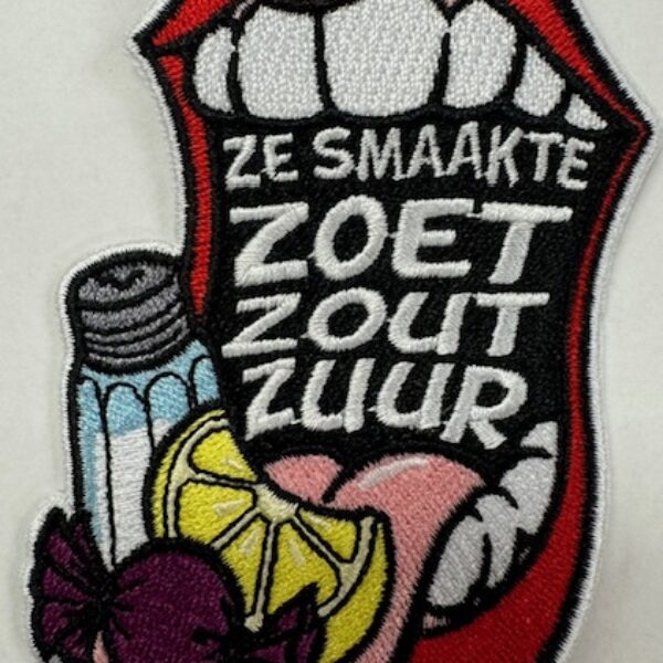 Embleem: ze smaakte zoet zout zuur