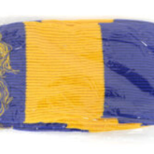 Sjaal blauw geel