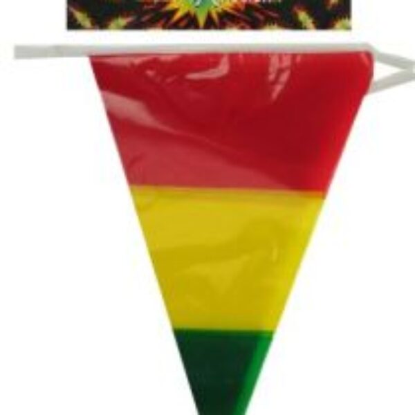 Rood geel groene vlaggenlijn