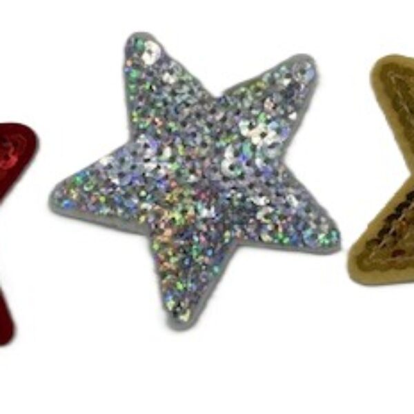 Embleem sterren paillet