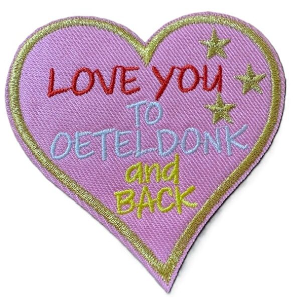 Embleem hart love you to the moon